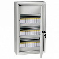 Распределительный шкаф ЩРН, 12 мод., IP31, навесной, сталь, белая дверь, с клеммами |  код. MKM13-N-12-31-Z |  IEK